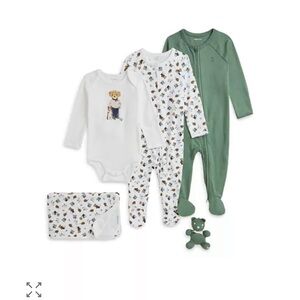 Ralph lauren Polo Bear Cotton 5-Piece Gift Set - Baby